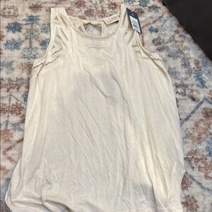 Universal Thread Cream Sleeveless Relaxed Tank Top